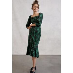 Anthropologie Corey Lynn Calter Ravenna Blouse and Bria Flounce Skirt Set XS